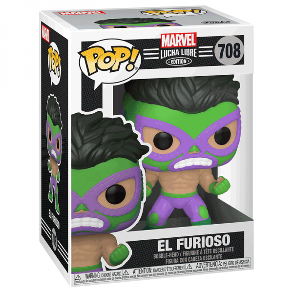 FUNKO POP! - MARVEL - Lucha Libre El Furioso Hulk #708